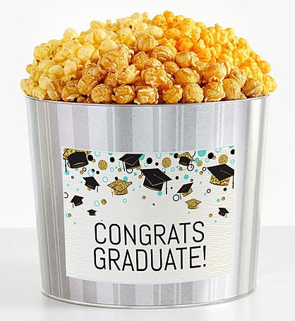 Tins With Pop® Congrats Graduate Caps